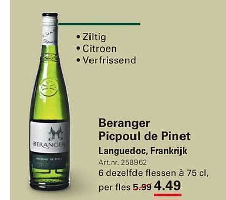 Beranger Picpoul de Pinet