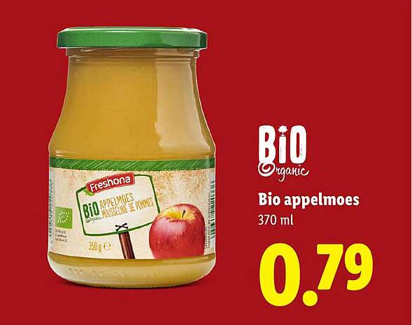 Bio appelmoes 370 ml