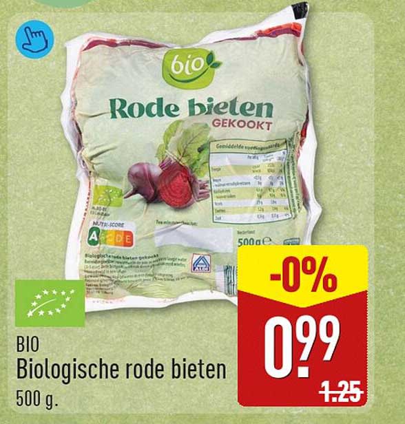 BIO Biologische rode bieten 500 g