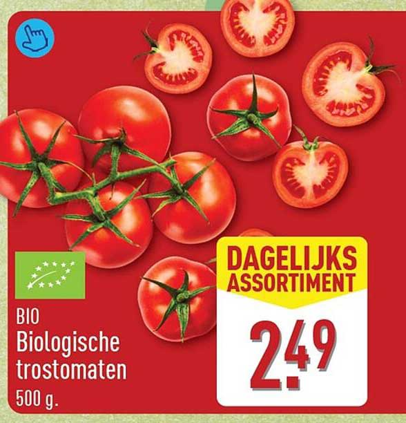 BIO Biologische trostomaten 500 g. DAGELIJKS ASSORTIMENT