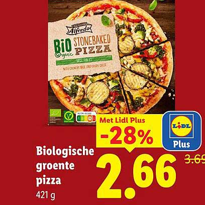 Biologische groente pizza -28%