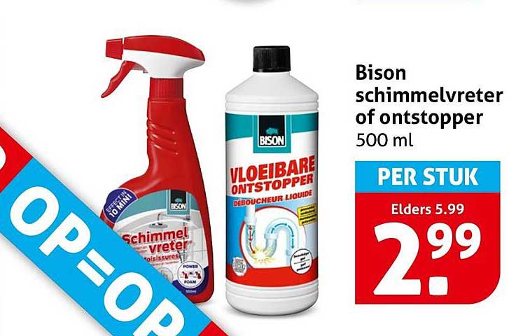 Bison schimmelvreter of ontstopper 500 ml