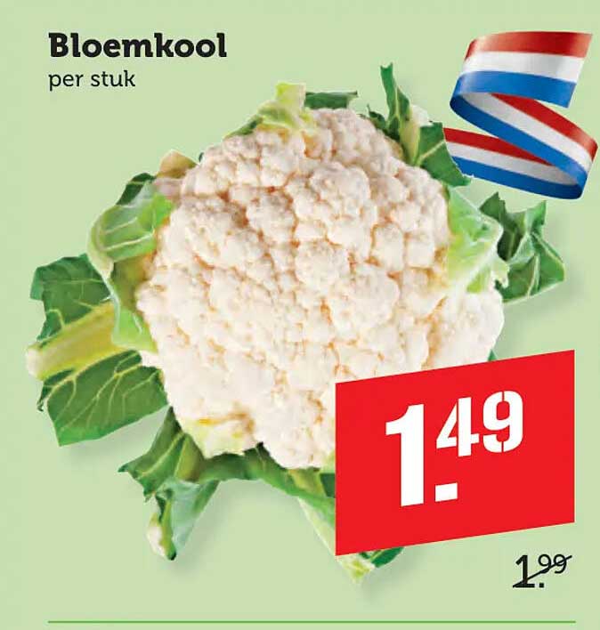 Bloemkool per stuk