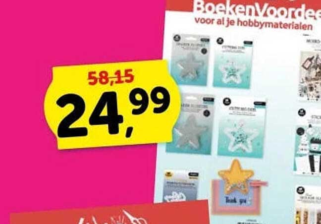 BoekenVoordeel voor al je hobby materialen