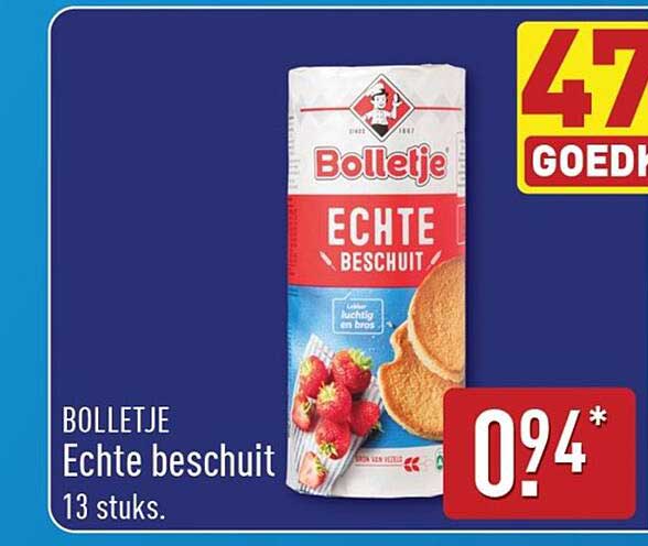 Bolletje Echte beschuit 13 stuks.