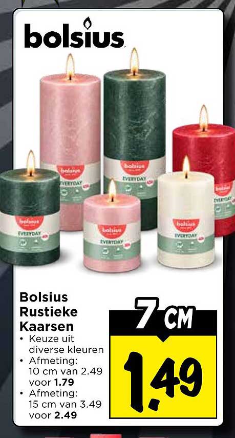 Bolsius Rustieke Kaarsen