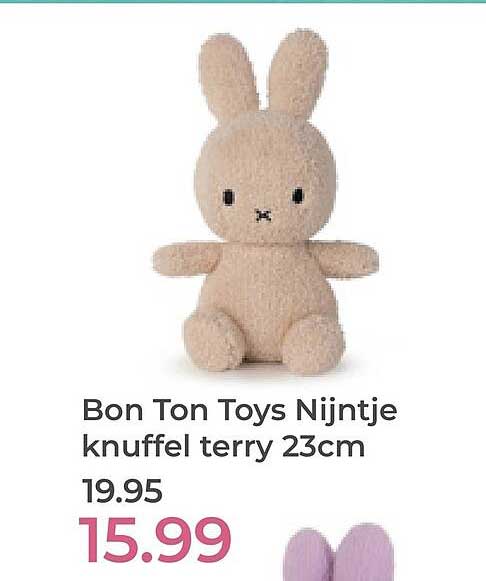 Bon Ton Toys Nijntje knuffel terry 23cm