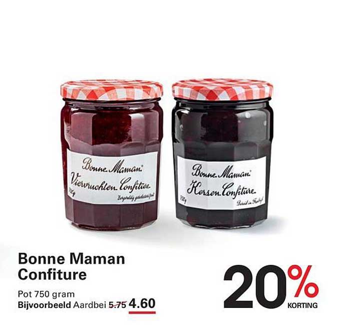 Bonne Maman Confiture 20% korting