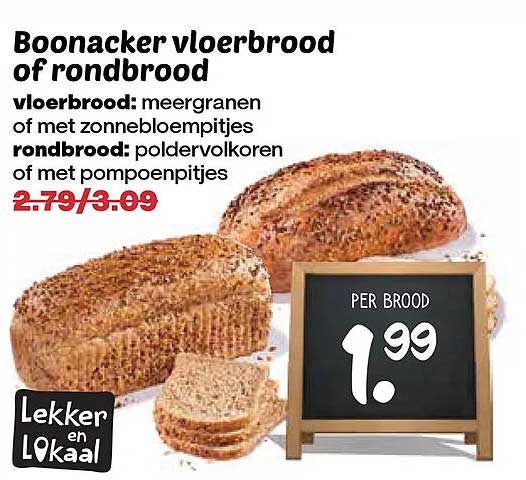 Boonacker vloerbrood of rondbrood