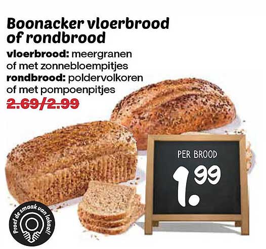 Boonacker vloerbrood of rondbrood