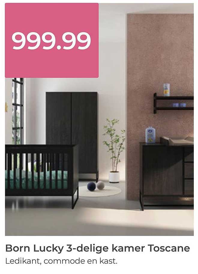 Born Lucky 3-delige kamer Toscane