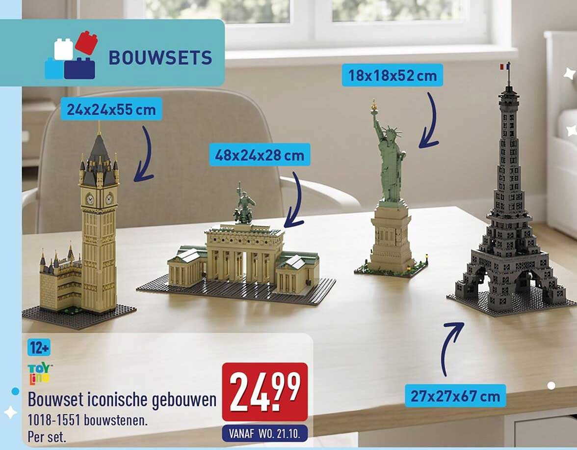 Bouwset iconische gebouwen