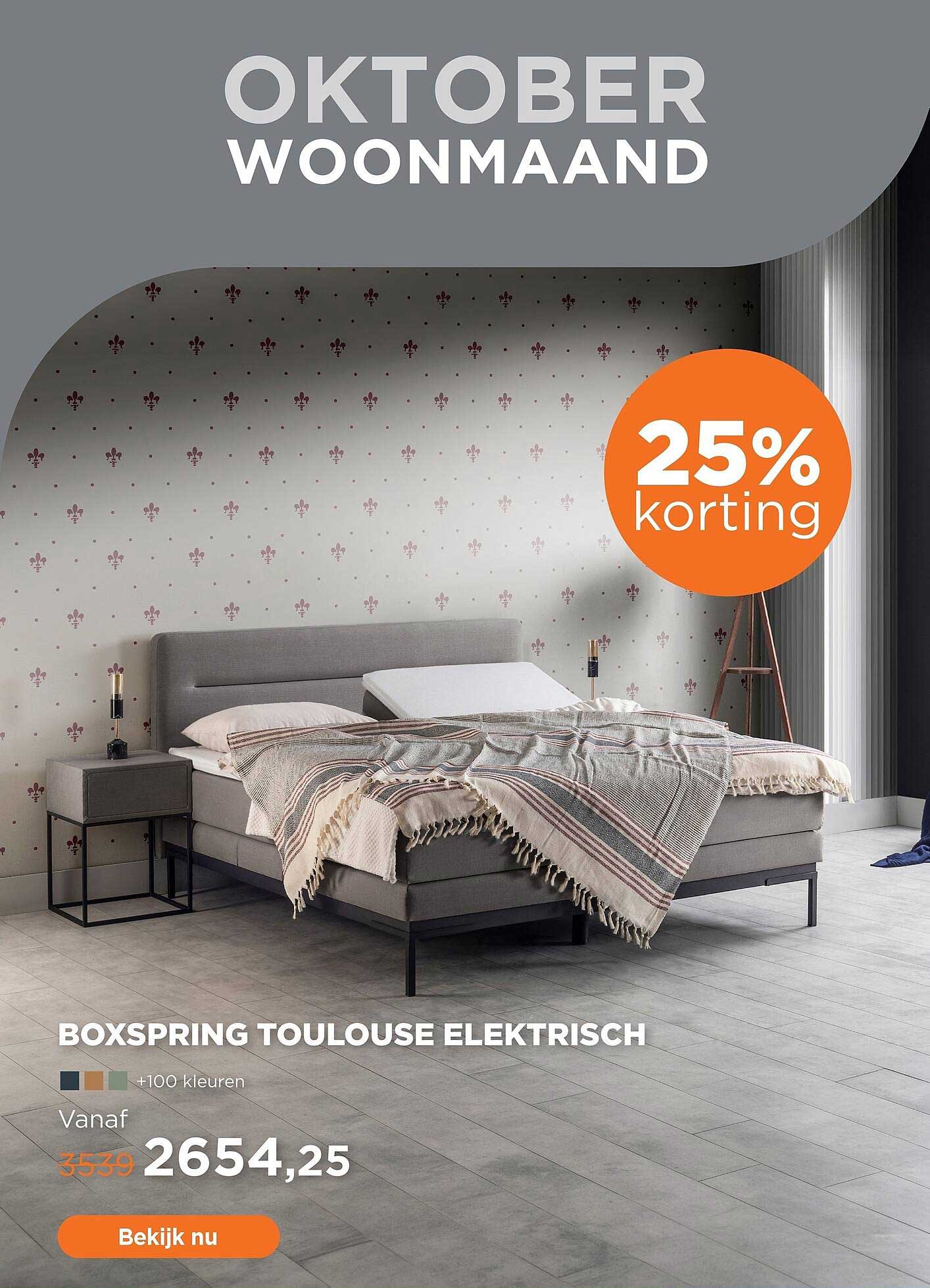 BOXSPRING TOULOUSE ELEKTRISCH