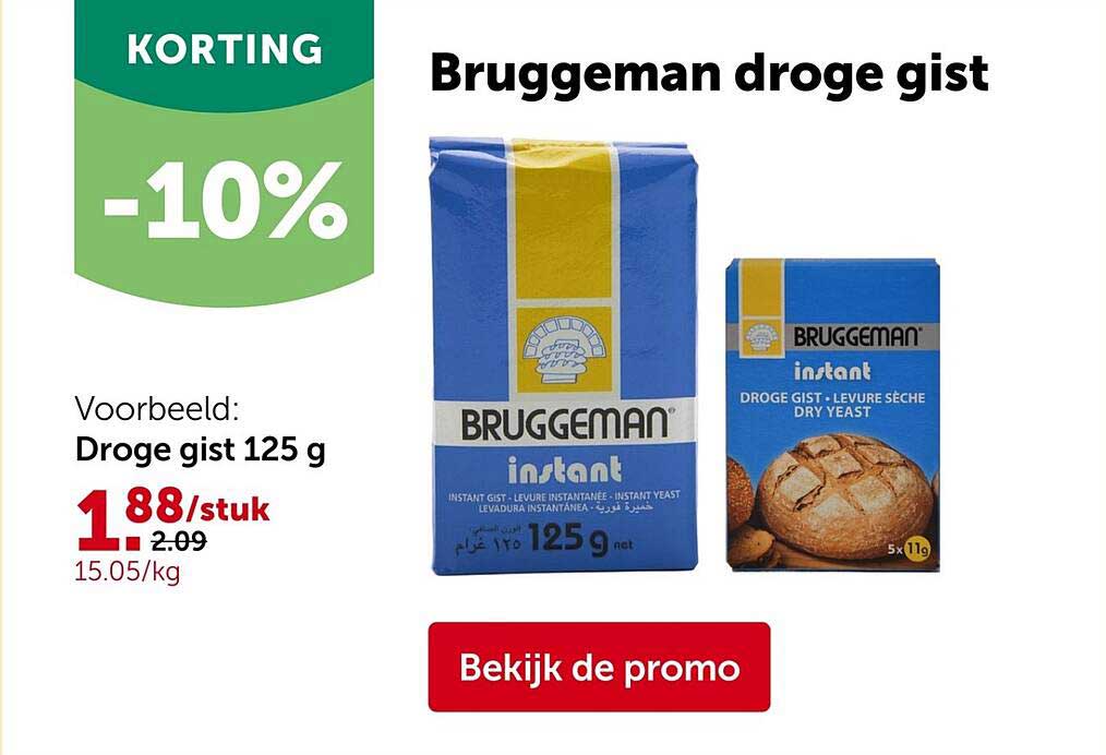 Bruggeman droge gist