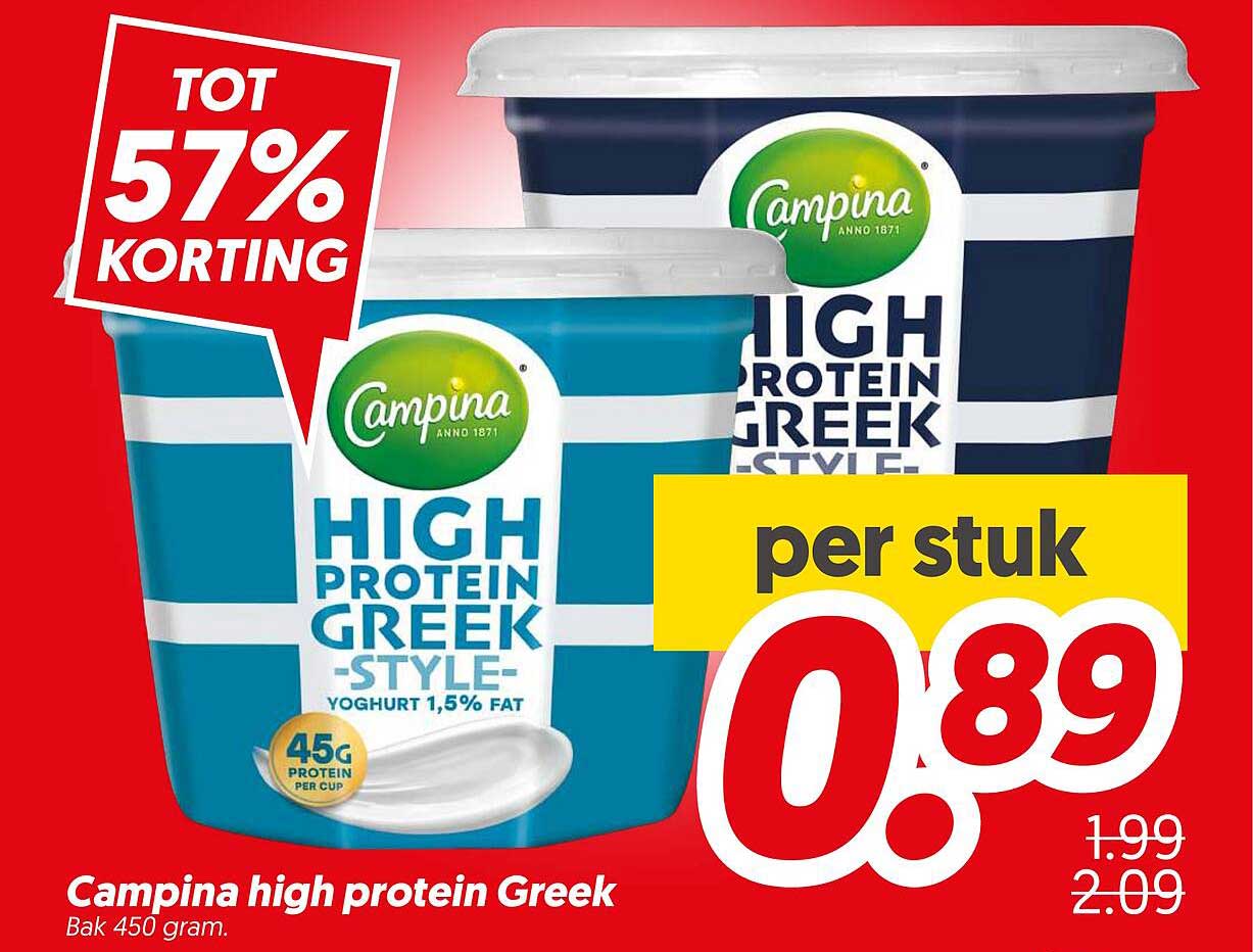 Campina high protein Greek