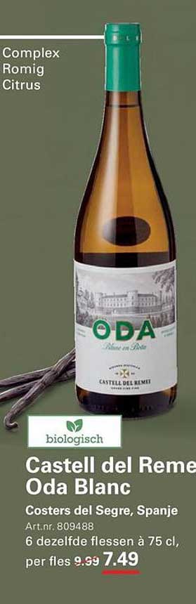 Castell del Remei Oda Blanc