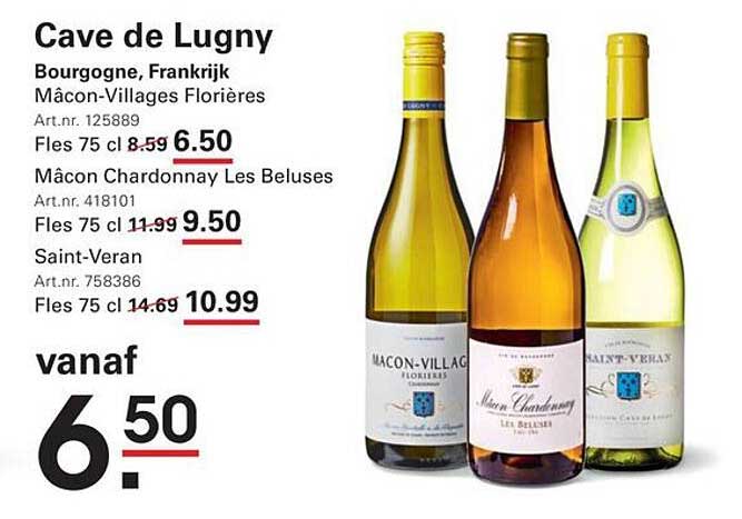 Cave de Lugny Bourgogne, Frankrijk Mâcon-Villages Florières