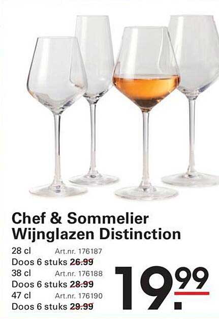 Chef & Sommelier Wijnglazen Distinction