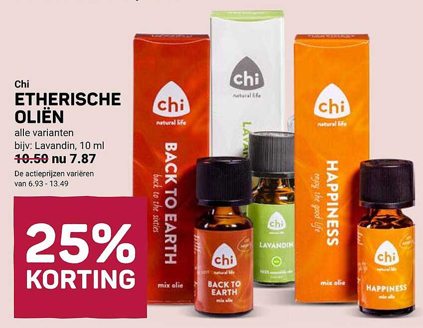 Chi ETHERISCHE OLIËN alle varianten bijz: Lavandin, 10 ml 25% KORTING