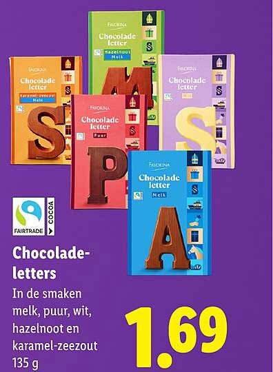 Chocolade-letters