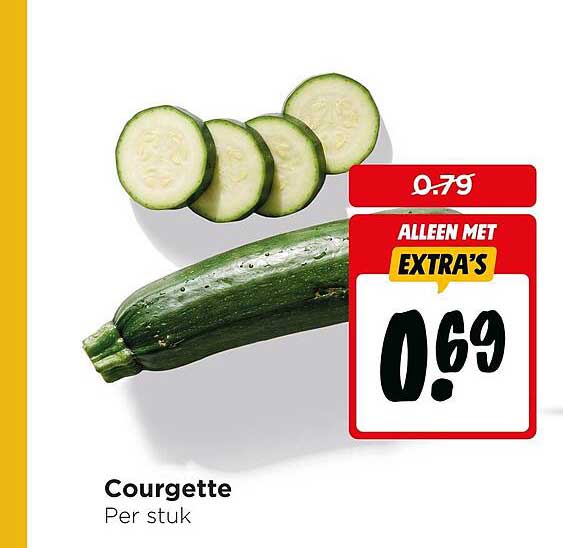 Courgette Per stuk