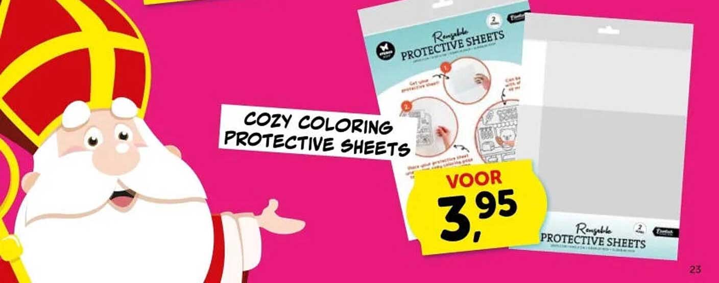 COZY COLORING PROTECTIVE SHEETS