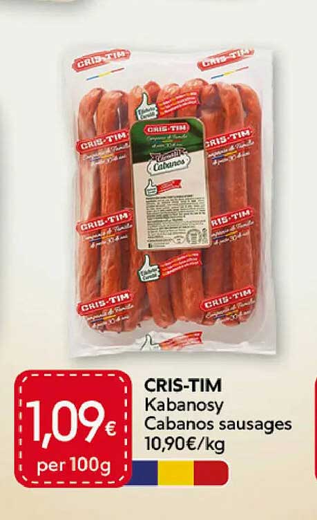 CRIS-TIM Kabanosy Cabanos sausages