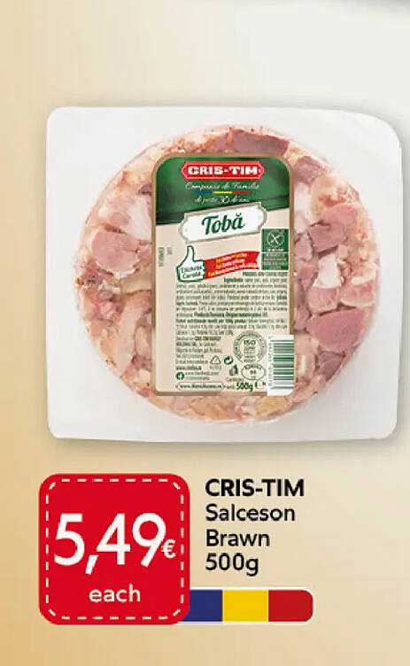 CRIS-TIM Salceson Brawn 500g