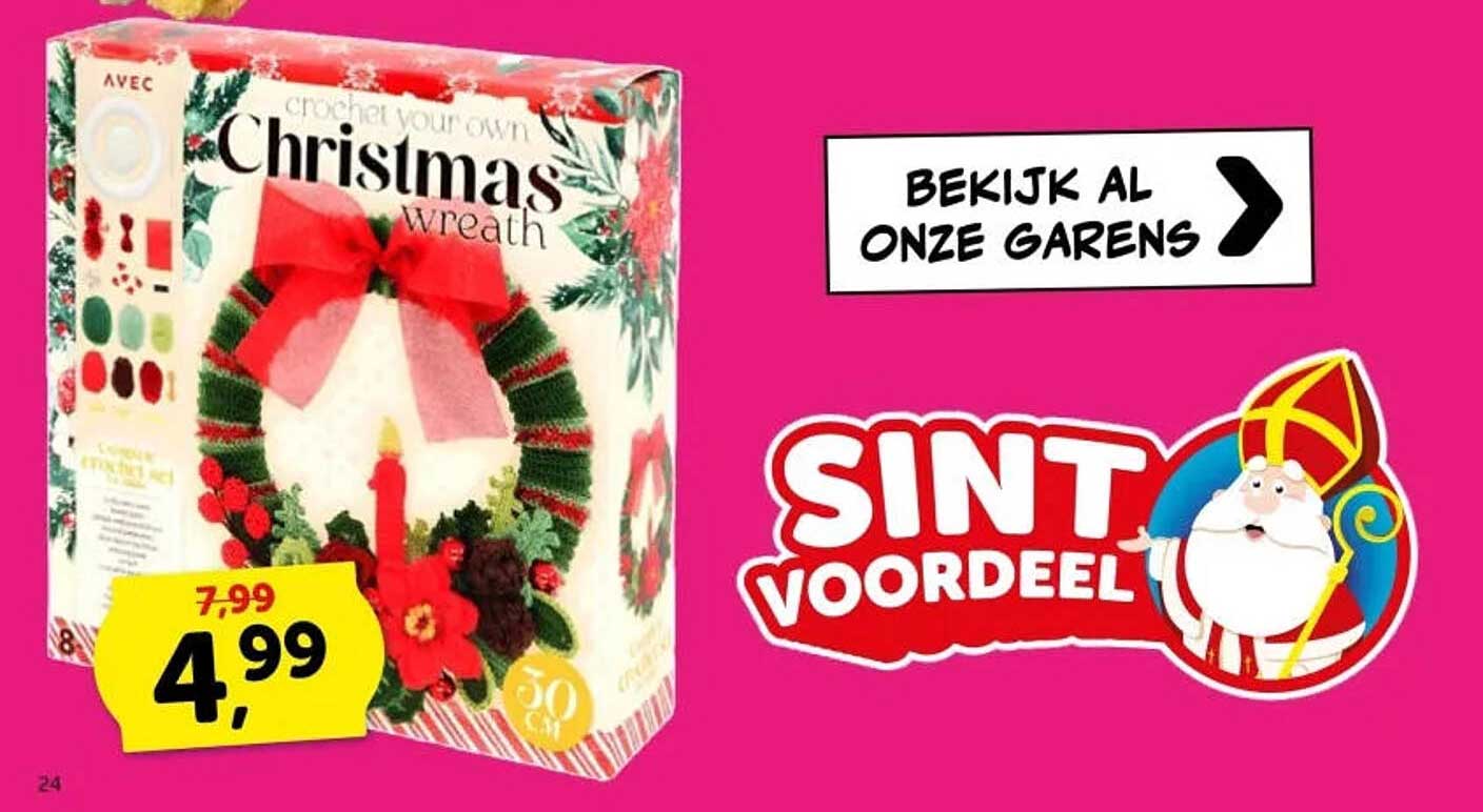 crochet your own Christmas wreath