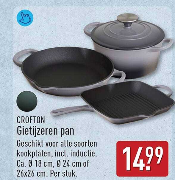 CROFTON Gietijzeren pan