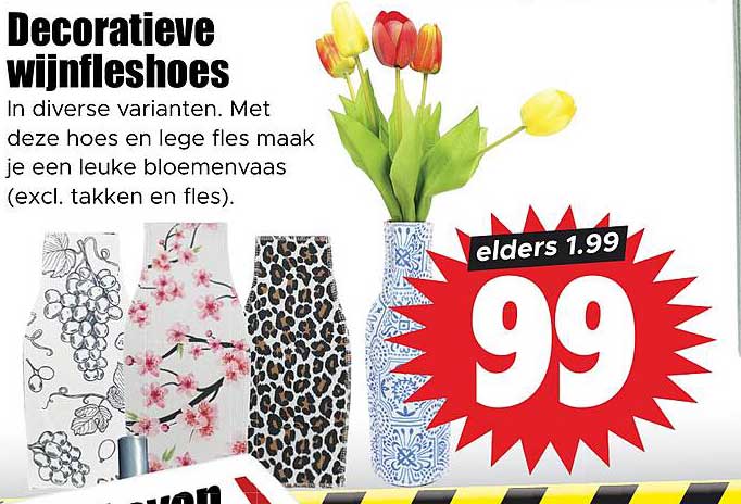 Decoratieve wijnfleshoes