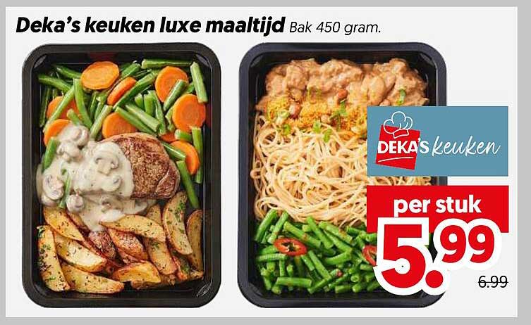 Deka's keuken luxe maaltijd Bak 450 gram