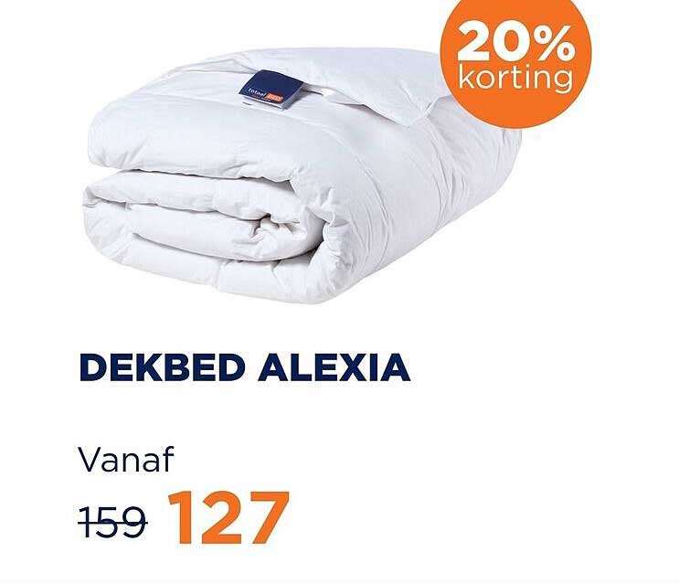 DEKBED ALEXIA 20% korting