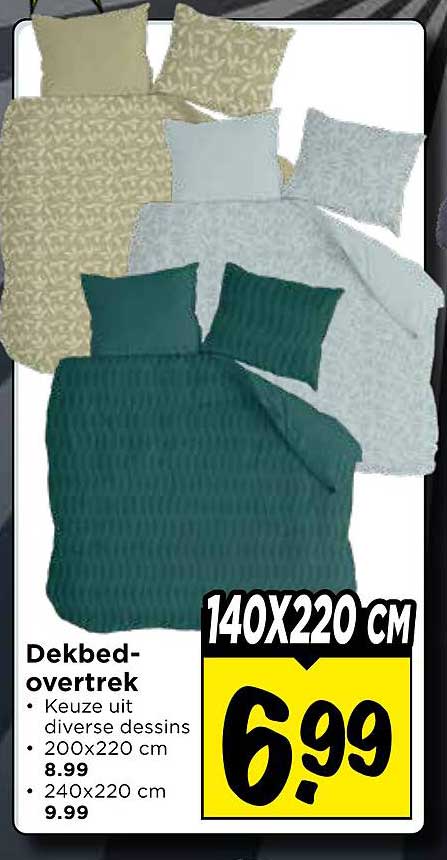 Dekbed-overtrek 140x220 cm