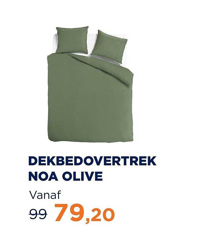 DEKBEDOVERTREK NOA OLIVE
