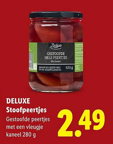 DELUXE Stoofpeertjes