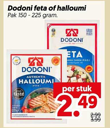 Dodoni feta of halloumi