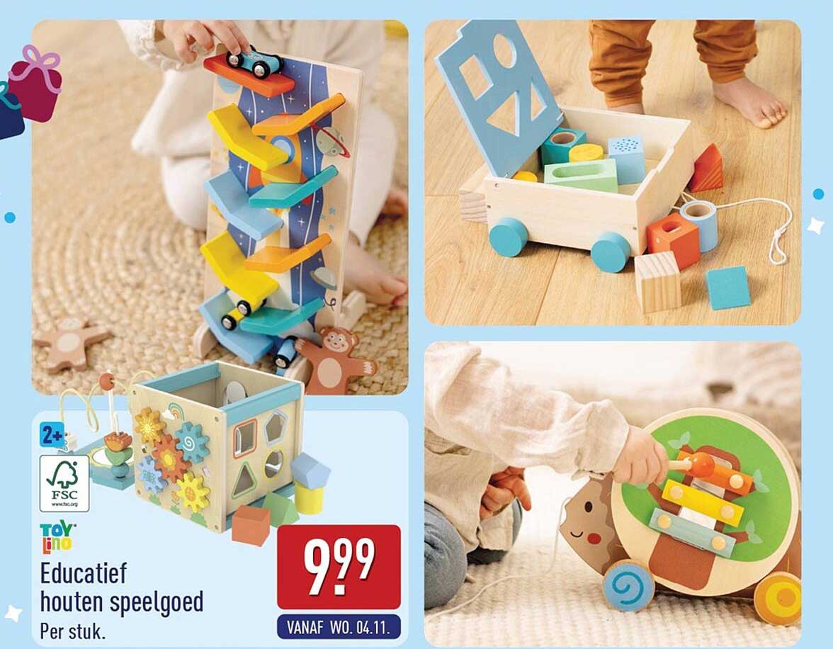 Educatief houten speelgoed