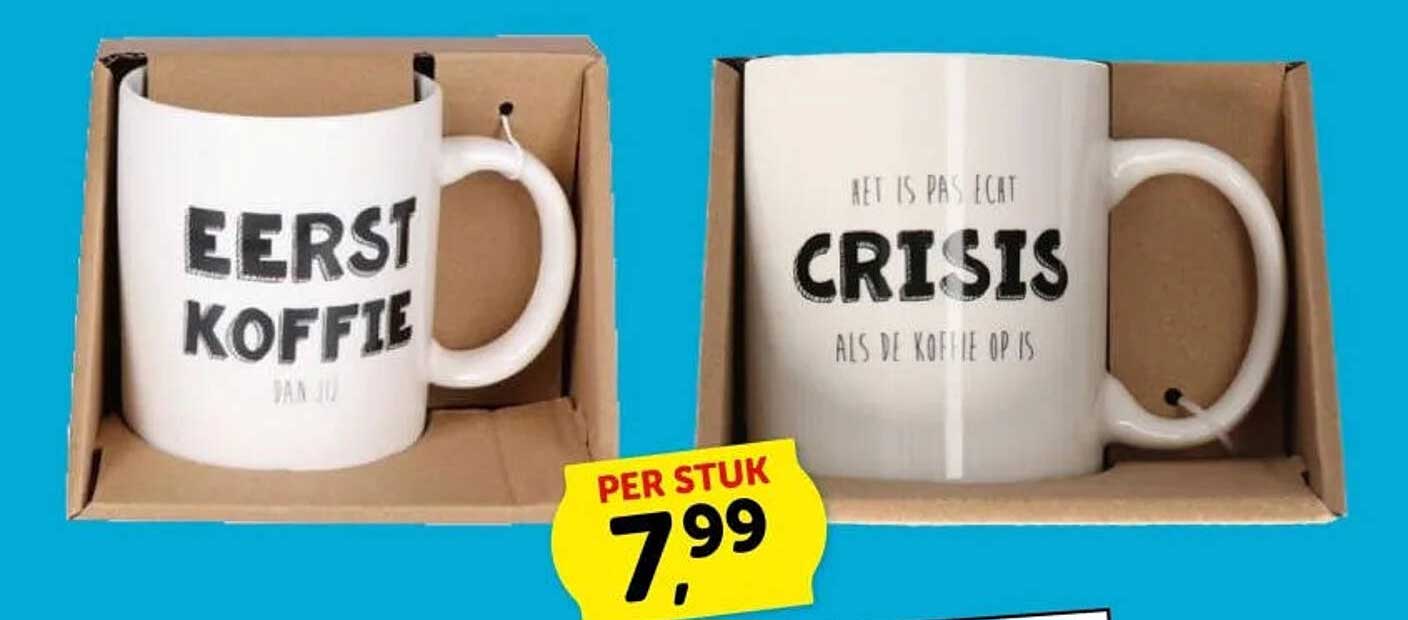 Eerst koffie / Het is pas echt crisis als de koffie op is