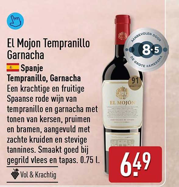 El Mojon Tempranillo Garnacha