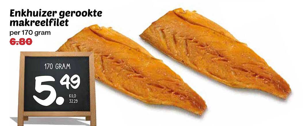 Enkhuizer gerookte makreelfilet