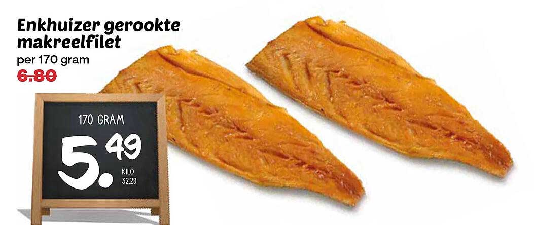 Enkhuizer gerookte makreelfilet