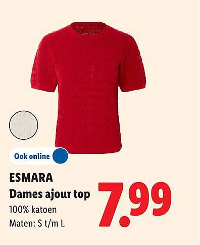 ESMARA Dames ajour top