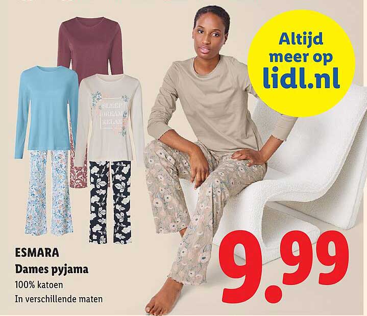 ESMARA Dames pyjama