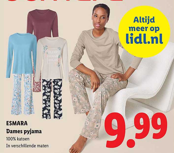 ESMARA Dames pyjama