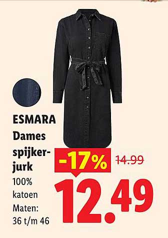 ESMARA Dames spijker-jurk -17%