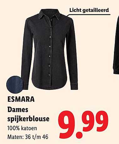 ESMARA Dames spijkerblouse