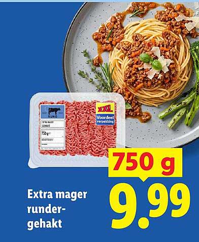 Extra mager rundergehakt