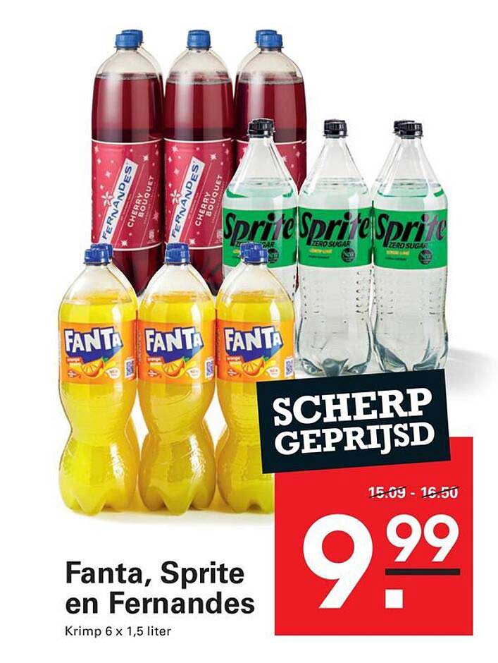Fanta, Sprite en Fernandes