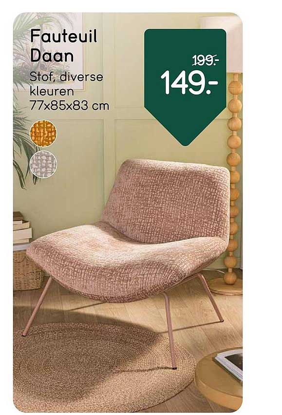 Fauteuil Daan